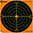 Treff blink med Caldwell Orange Peel-mål! 🎯 Se treffene dine med fargerike eksplosjoner og høykontrast bakgrunn. Klebende bakside for enkel montering. Lær mer nå!